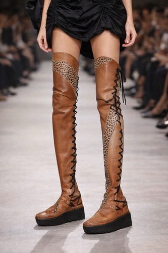 Bottes cuissardes cuir - bottes, en