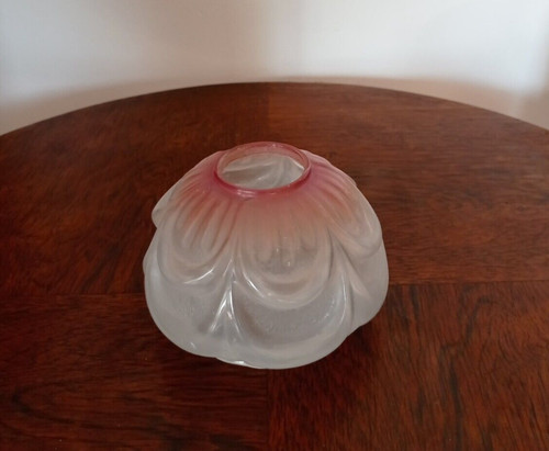 Tulipe verre dégradé rose - verre,