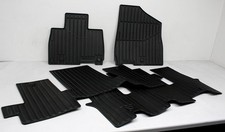 R0F13-AU000 OEM Black All Weather Floor Mat Set For 2022-2023 KIA Carnival LX