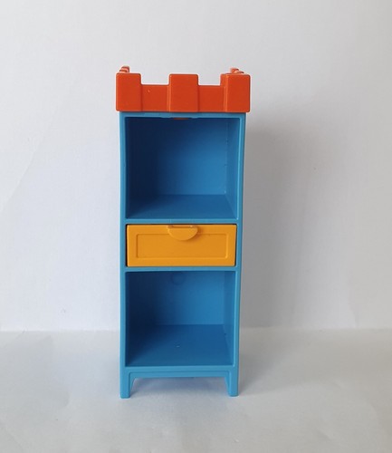 Colonne armoire bleue chambre - armoire,