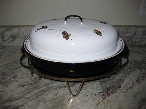 Vintage mid century oblong - vintage,