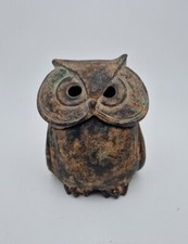 Cast Iron Lantern JAPAN OWL BEAUTIFUL PATINA