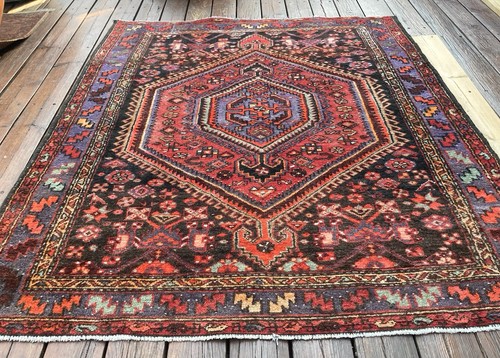 Tapis persan ancien laine - tapis,