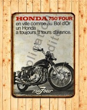 plaque métal vintage Honda