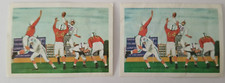 2X AMERICAN FOOTBALL 1967 CHOCOLATE JACQUES Sports Insolites trading card