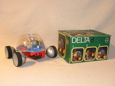 JOUET ANCIEN ROBOT DE L'ESPACE VINTAGE SPACE TOY ROVER 3600 DELTA 8 GAMA + BOITE