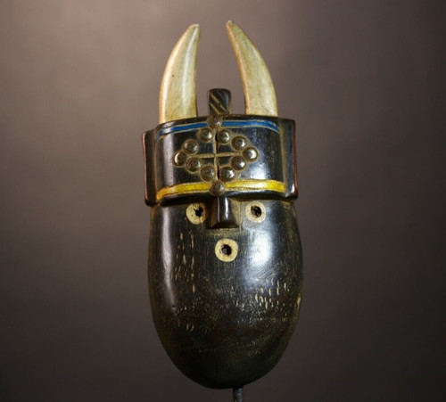 Masque tribal africain dan - tribal,