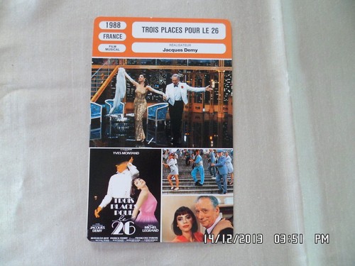 Carte fiche cinema - cinema, 1988