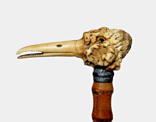 Cravache figurative sculpté - figurative,