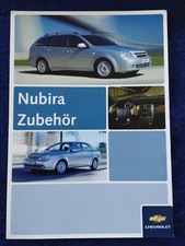 Chevrolet Nubira Accessories Brochure 05.2005