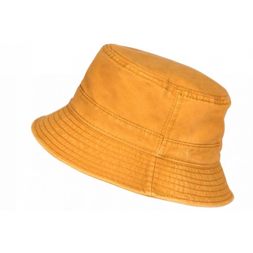 Chapeau bob jaune - moutarde, en