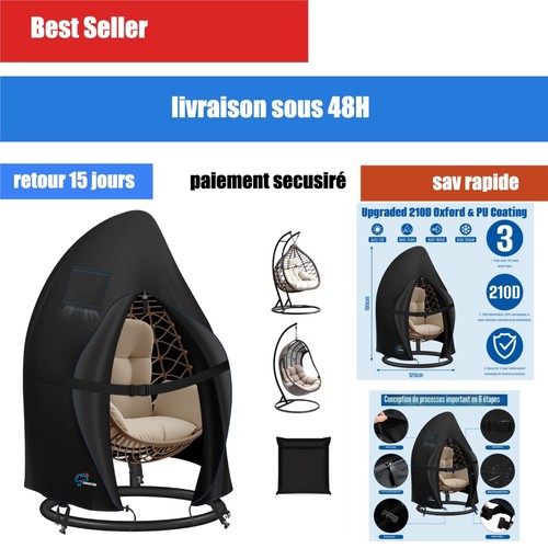 Housse chaise suspendue