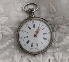 Antique small watch. Gold hands.  Chiseled back works D3cm metal??