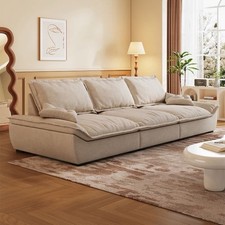 Modern Cream Sofa – Elegant