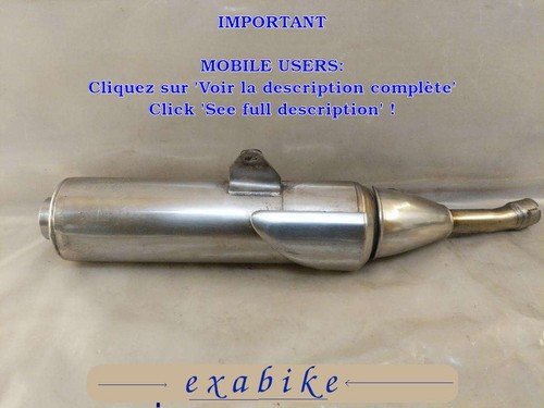 Silencieux droit pour yamaha - droit,