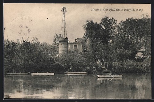 Cpa butry moulin - cpa,