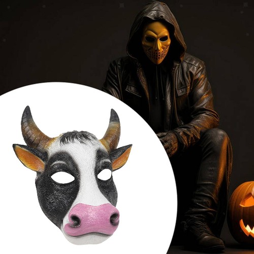 Masque vache latex - de,