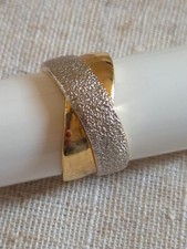 Bague Vintage Bicolore Doré