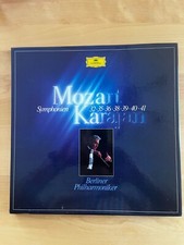 Coffret 3 LP 33T MOZART Symphonies 32 35 36 38 39 40 41 Karajan 1978 T Bon état