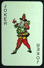 1 x Joker playing card