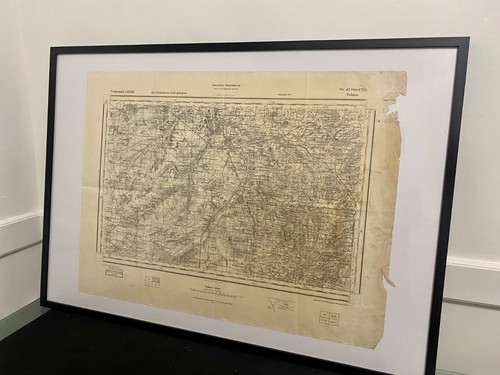 Carte etat major allemand - etat,