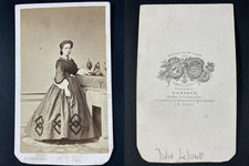 Gustave, Le Mans, Julia Leloup Vintage CDV albumen print CDV, albumin print,