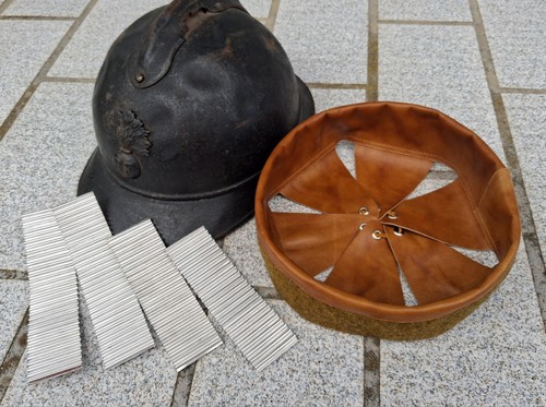 Ww1 coiffe intérieure - coiffe, +