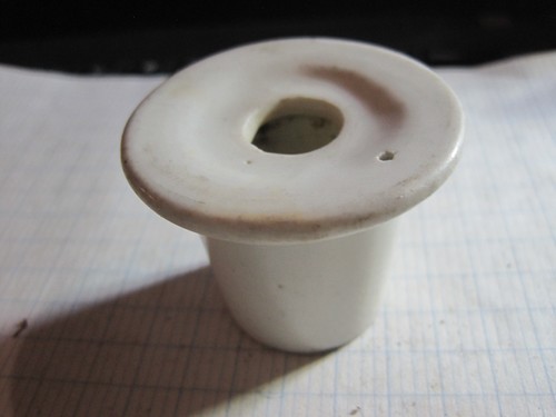 Encrier ancien porcelaine - encrier,
