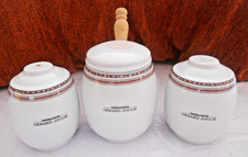 PILLIVUYT moutardier salière poivrier PORCELAINE restaurant gérard joulie