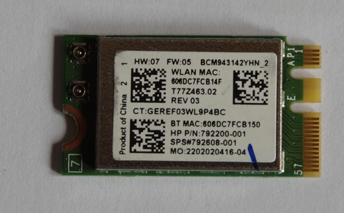 Carte wifi bcm943142yhn - wifi, bcm943142yhn_2