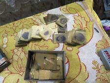 old set of plates for military alphabet copper stencil 19th century