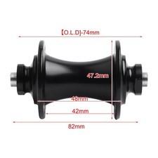 Pour Brompton et Pour Dahon Pi??ces Compatible Alliage Aluminium Moyeu V??lo Des