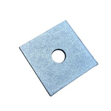 Sandbaggy 3" x 3" Galvanized Square Plate Washer - 5/8" Anchor Bolt Dia.