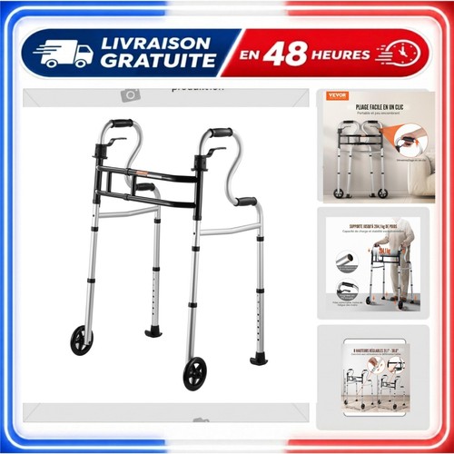 Déambulateur pliable vevor - vevor, à