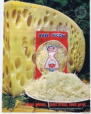 Advertising Advertising 056 1965 Mother Picon Shraped Cheese