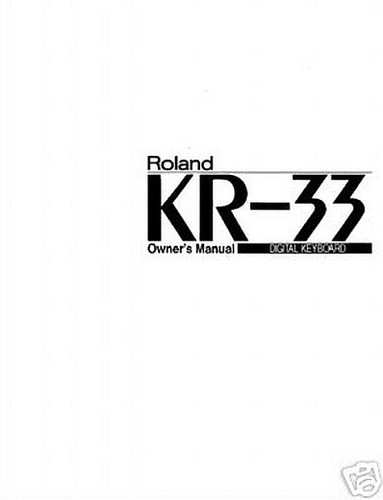 Roland electric piano - kr-33,