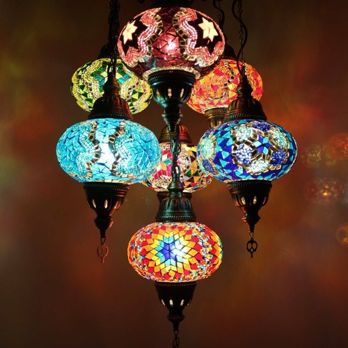 Lustre suspendu plafond en - plafond,