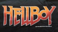 HELLBOY 2004 Original Sony Movie Promo T-Shirt Ron Perlman Guillermo del Toro XL