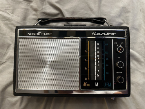 1960s vintage radio nordmende - vintage,
