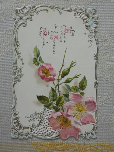 Image pieuse roses - pieuse, texte