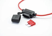 Porte fusible étanche 12v 24v pour fusibles Standard +10A auto moto bateau NEUF