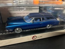 Esval EMEU43013B Cadillac Eldorado Break 2 portes de 1972 Bleu foncé  1/43