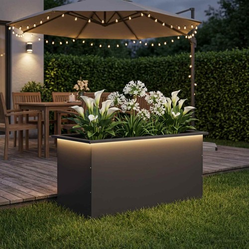 Jardinière jardin avec - jardinière, de