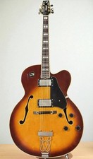 Vantage 655 Hollow Body Electric Guitar with Pickup Issues, , No Case