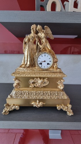 Horloge cheminée - horloge, de