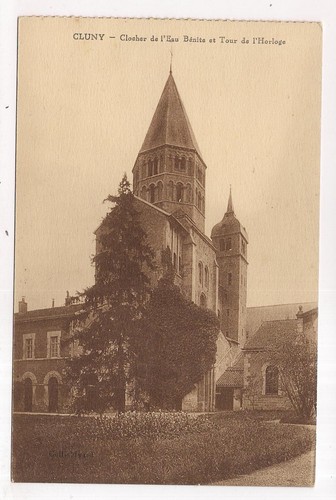 Cluny clocher l eau - clocher, l'eau