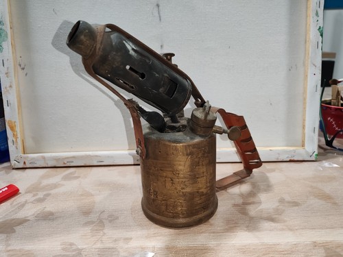 Ancienne lampe souder - ancienne,