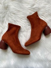 Bottines Asos Bershka chaussettes talon bloc femme taille 35 blogueur décontracté