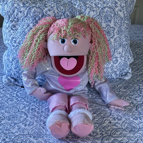 Silly puppets kimmie pink girl - pink,