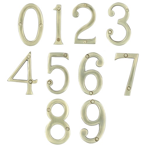 Numéros maison laiton - de,